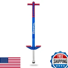 Flybar Maverick Foam Pogo Stick for Kids 5+ (40-80 lbs) - Red/Blue