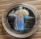 1930 Standing Liberty Silver Quarter  Black Ruthenium HaloNight Edition