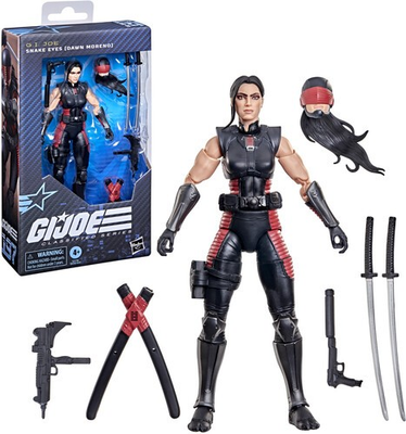 #ad G.I. Joe Classified Series #197 Snake Eyes Dawn Moreno Action Figure New $27.99