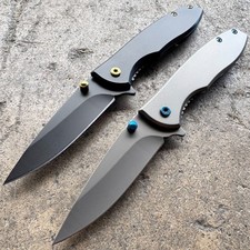 6.75" Military Tactical EDC Spring Assisted Open Folding Pocket Knife Blade NEW