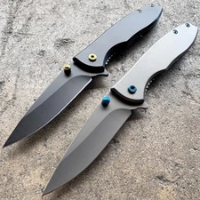 6.75" Military Tactical EDC Spring Assisted Open Folding Pocket Knife Blade NEW