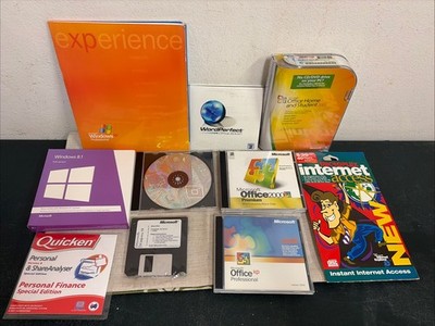 Vintage Software For Windows 89 - 8.1. - ME.  office Word Perfect. Plus Keys