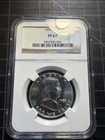 USA Silver Franklin Half Dollar 1957 NGC Proof 67