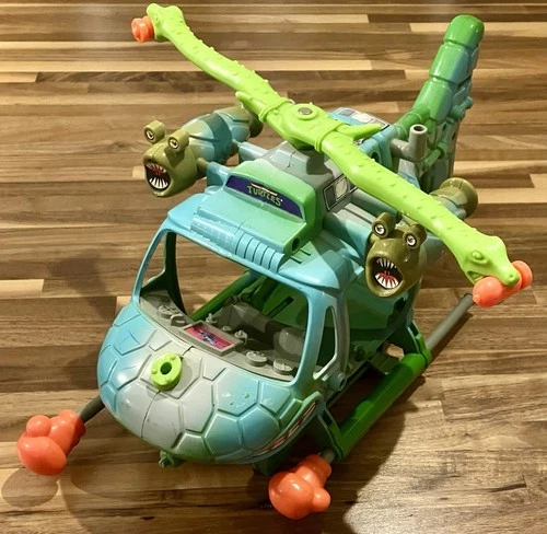 VTG 1990 Teenage Mutant Ninja Turtles TMNT Turtle Copter Helicopter Incomplete