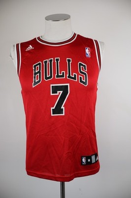 ADIDAS Bulls Gordon N7 Basketball Jungen Trikot Canotta Rot Nylon M 10-12 Jahre