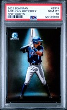 2023 Bowman Spotlights Anthony Gutierrez #BS-19 (RC) PSA 10