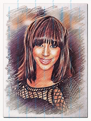 Alexandra Burke--7C66--Druck und Postkarte