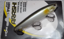 Storm Arashi Rattling Top Walker 11 Pearl AYU Topwater walk the dog lure Shad