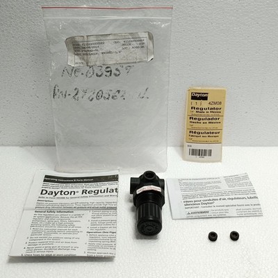 Dayton 4ZM08 Mini Luft Druckregler 0.6cm Npt 300PSI Max Einlass 125PSI Auslass