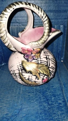 Vintage Hull, 1955, Pottery Blossom Flite Pitcher