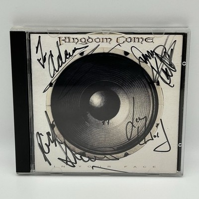 Kingdom Come - In Your Face [SIGNED/AUTOGRAPHED] (CD 1989, Polydor USA 839192-2)