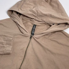 Vuori Women’s Large Dusty Pink Laguna Zip Hoodie Organic Cotton