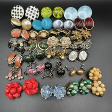 Vintage Earrings 27 Piece Mixed Lot Fashion M...
