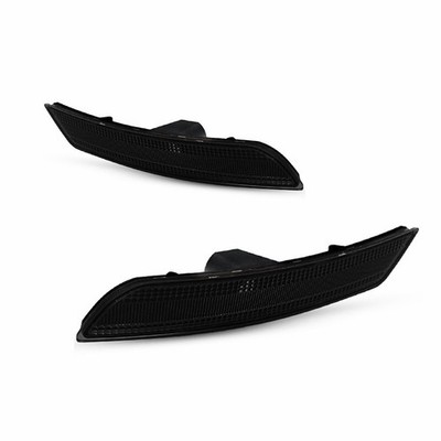 Fit 2013-2017 Cadillac XTS Smoke Lens Front Side Marker Lights Left & Right 2Pcs