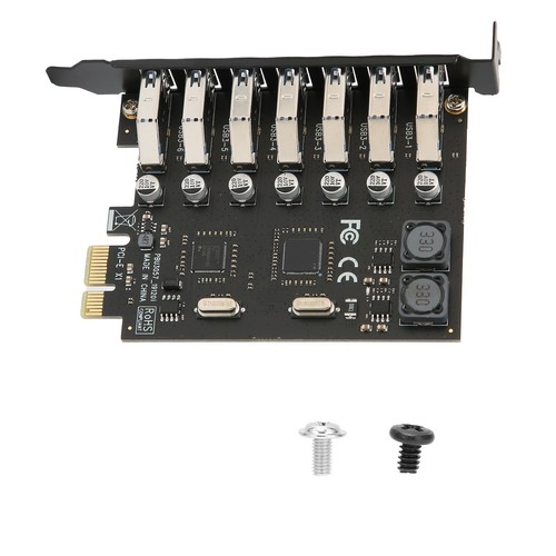 7‑Port Expansion Card Pcb Pci‑Express To Usb3.0 For Main Control Board AM - Afbeelding 17 van 24