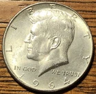 1964 P Kennedy Half Dollar - Nice AU Quality - FREE SHIPPING