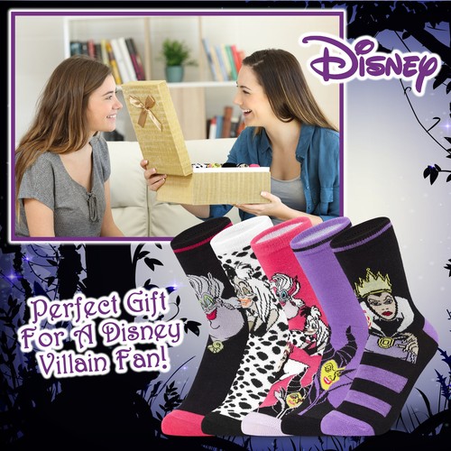 Disney Damen Socken, Disney Villains Socken für Damen, Disney Geschenke - Bild 2 von 7
