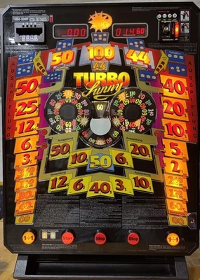 Merkur Geldspielautomat, Euro, mit Geldscheinannahme, funktionstüchtig ,Spardose - Bild 1 von 4