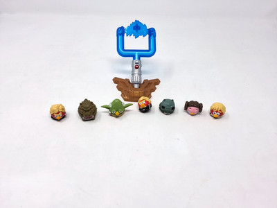 7 Angry Birds Star Wars Jenga Figuren mit Launcher - Ersatzteile oder Reparaturen
