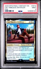 Cid, Timeless Artificer (0412) Final Fantasy Foil PSA 9