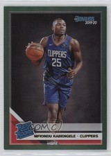 2019-20 Panini Donruss Rated Rookie Green Flood Mfiondu Kabengele #225 3g6