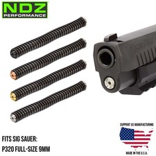 Ndz Sig P320 Full Size 4.7 Stainless Steel Guide Rod Assembly Ismi Springs 9mm