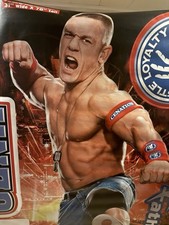 John Cena Fathead Life Size Wall Poster Missing Some Decals *see Pictures* 31x78