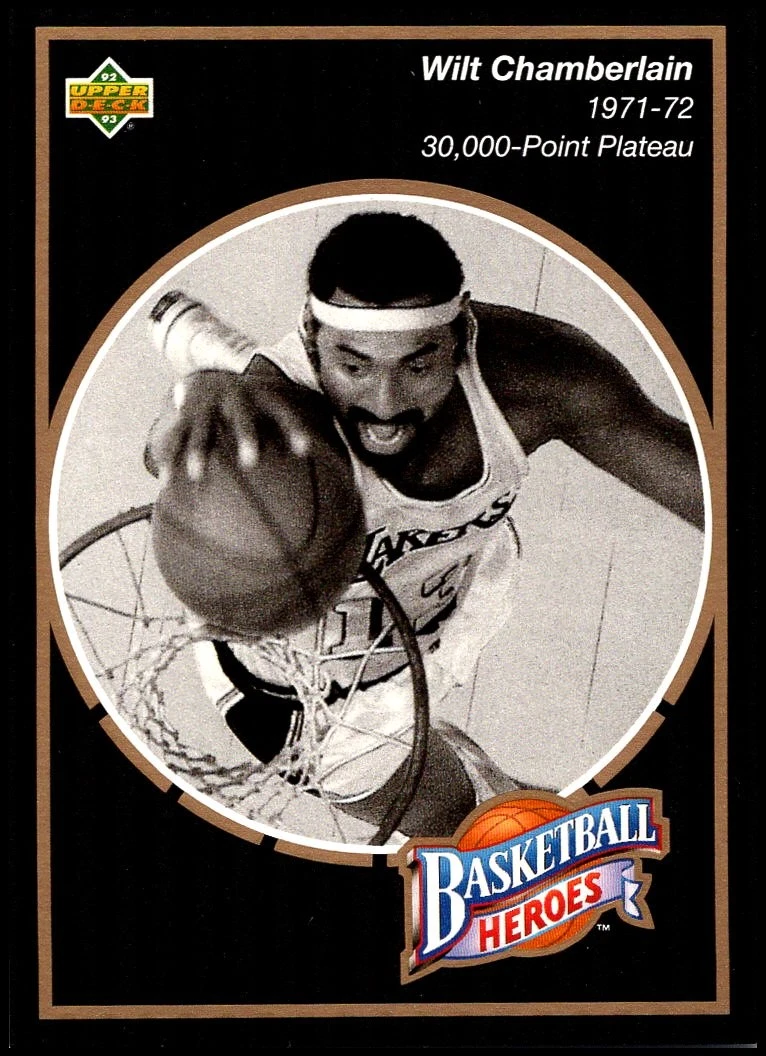 Upper Deck Wilt Chamberlain Basketball 1992-93 Season Sports