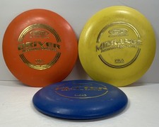 Emsco Disc Golf Set Driver Midrange Putter Orange Yellow Blue