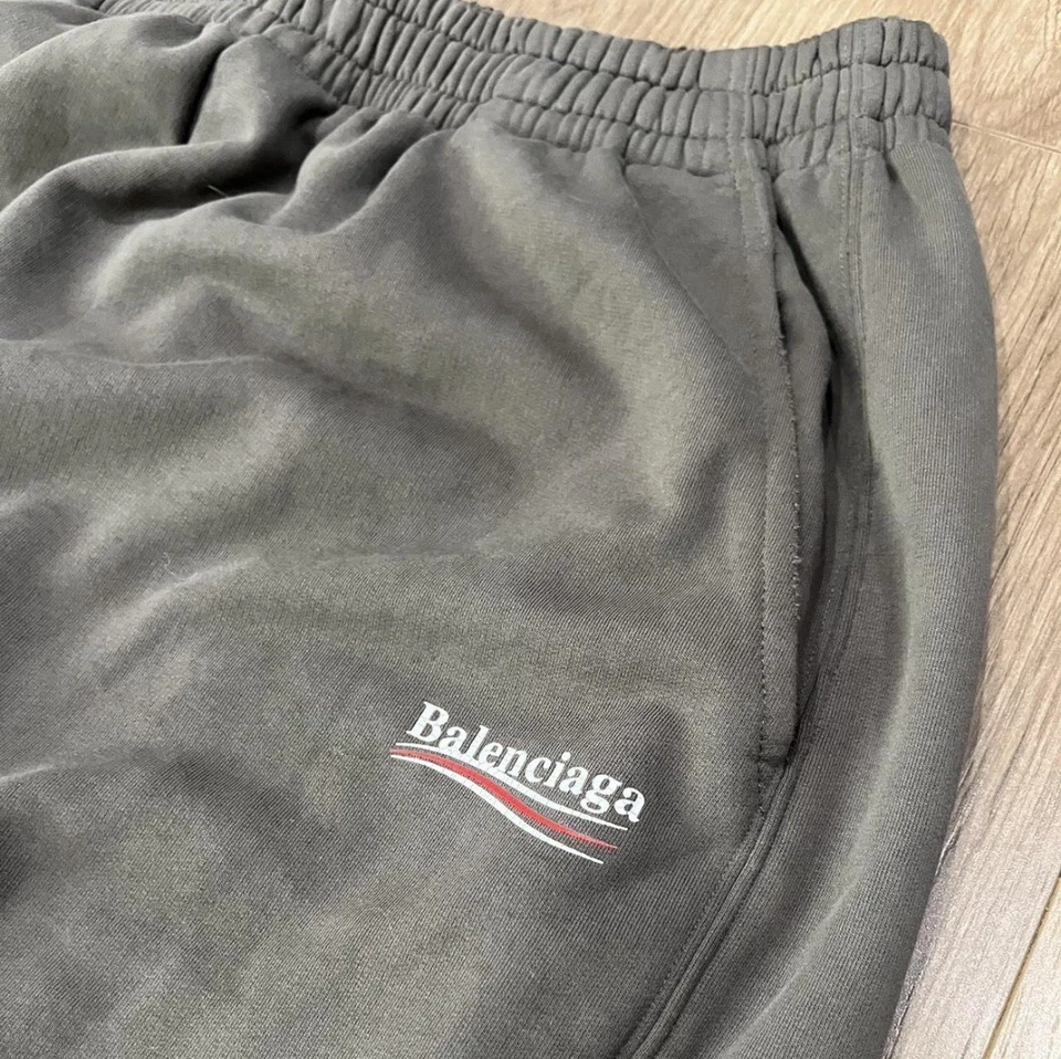 Sudadera Balenciaga Unisex Gris Campaña Política Suelta Talla Mediana Foto 2 de 3