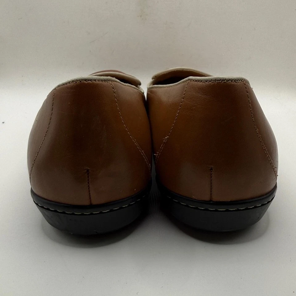 Женские мокасины Dansko модель Natascia без шнуровки коричневая кожа размер 10 - Изображение 4 из 4