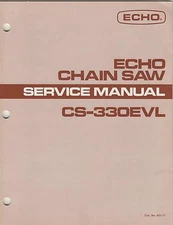 ECHO CHAIN SAW SERVICE MANUALS CS-330EVL