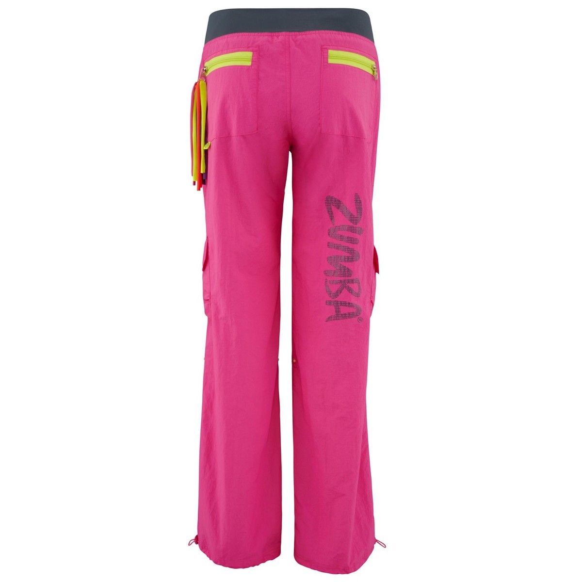 ZUMBA Samba CARGO PANTS Dance! - Converts to Capri Pant with side snaps - S  M XL