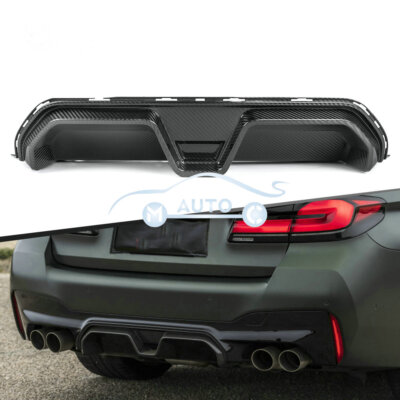 Carbon Fiber Bumper Diffuser Spoiler 3D For BMW 5 Series F90 M5 Sedan 2021-2023