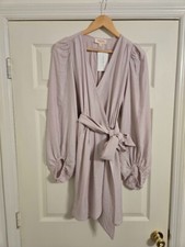 Peach Love pink blush wrap dress size medium