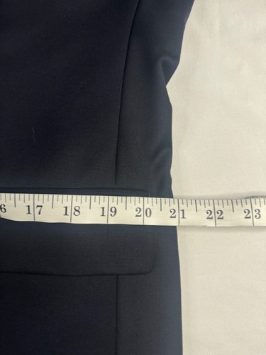 Baroni Super 150s Suit Set Size 39S 33S Sports Coat Pants Navy 2 Button Front - Picture 11 of 22