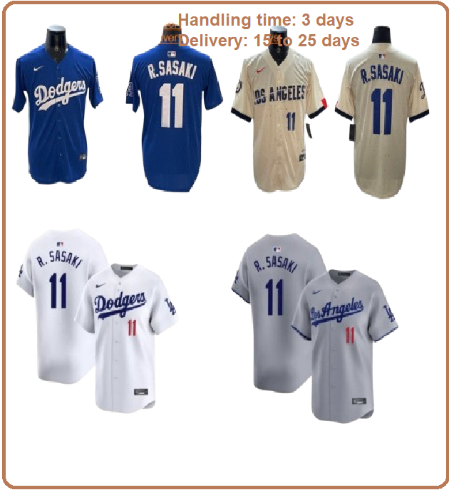 Dodgers R. SASAKI ユニフォーム 11 Nike Men's Los Angeles Dodgers White Roki Sasaki #11 Home