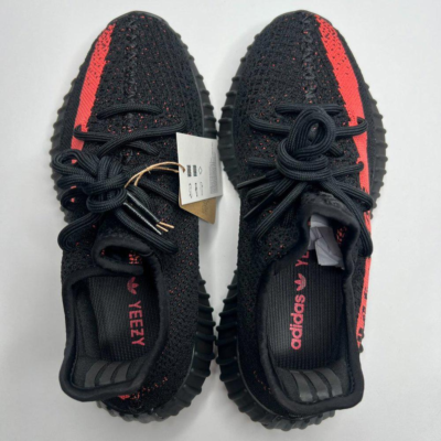 Adidas Yeezy Boost 350 V2 Core Black Red BY9612 Men Size 4.5 New