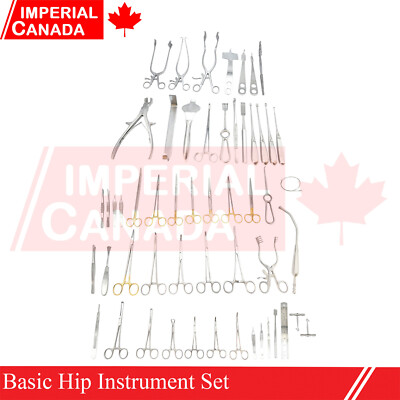 52 Pcs Basic Hip Instrument Set Orthopedic Surgical Stainless Steel DS ...