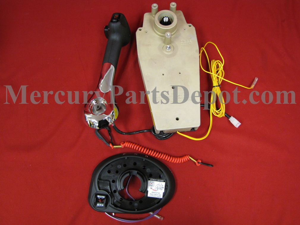 Mercury MerCruiser Gen II Pistol Grip Chrome Remote Control w