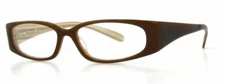 Calabria Vivid 737 Designer Blue Light Blocking Glasses Mocha Ladies Oval 51mm