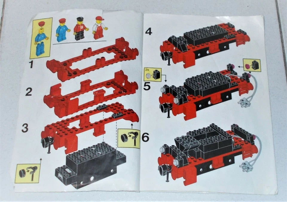 Istruzioni LEGO 7722 treno ferrovia - Manuale completo originale Guida - Immagine 2 di 2