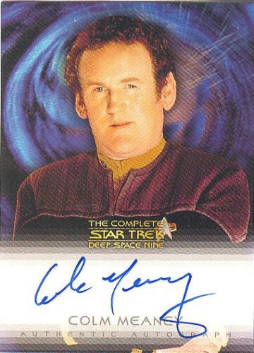 Complete Star Trek Deep Space Nine A2 Colm Meaney Chief O'Brien Autograph Card! - Picture 1 of 1