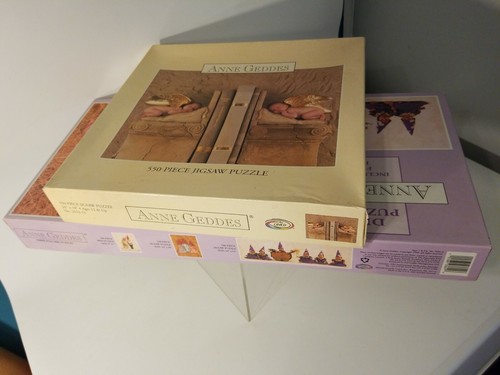 CEACO 3 in 1 Anne Geddes Deluxe Jigsaw Puzzle Set 100, 550, 700 & A 550 piece - Picture 8 of 12