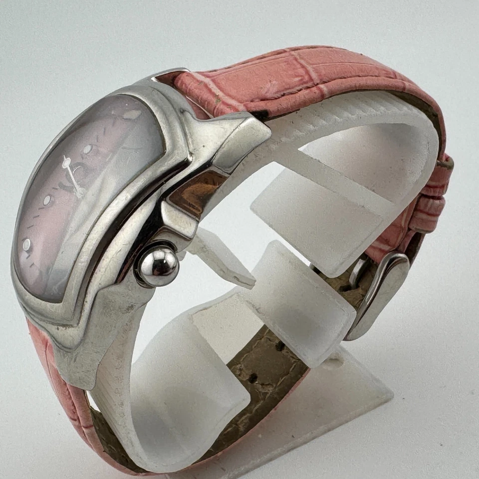 Swiss Legend 石英手表女式 30 米牛肉银色钢制皮革模拟全新面糊 — 第 4/4 张图片