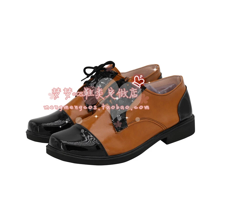 2019 Joker Arthur Fleck Shoes Joaquin Phoenix Leather Cosplay Shoes Boots Custom - Image 3 of 4