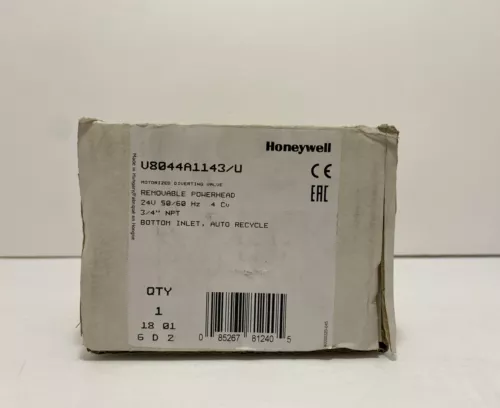 V8044A1143 Honeywell  3/4" 24V 50/60 4 Cv NPT V8044A1143