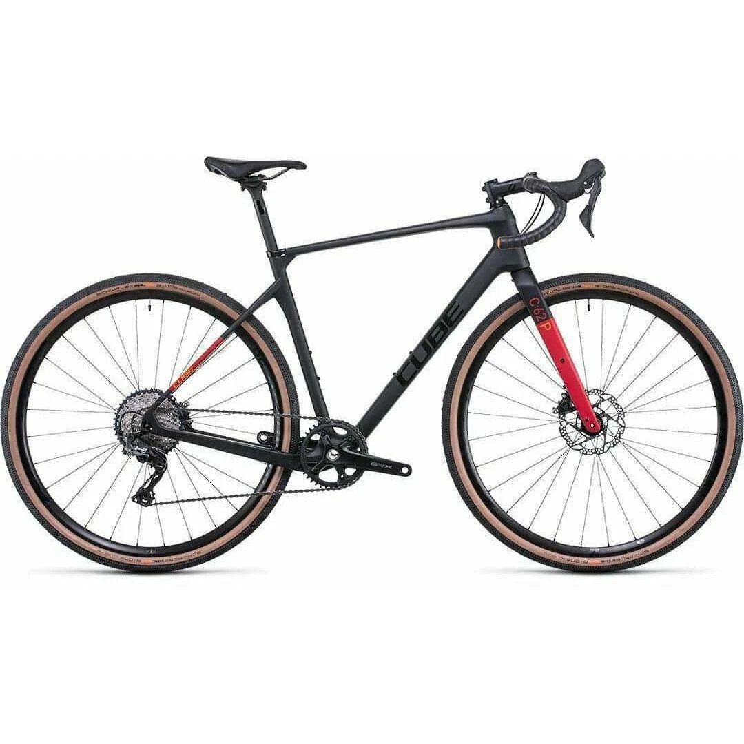 Cube Nuroad C 62 Pro Carbon Gravel Bike 2022 Black Red