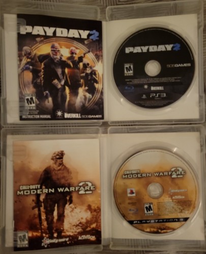 Konvolut 5 PS3 Spiele - GTA 5, Madden 10, inFamous 2, Payday 2, Call Of Duty MW2 - Bild 4 von 4