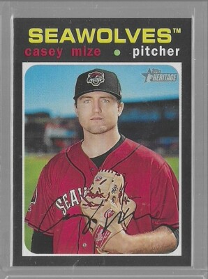 Casey Mize 2020 Topps Heritage Minor League Short Print SP RC #